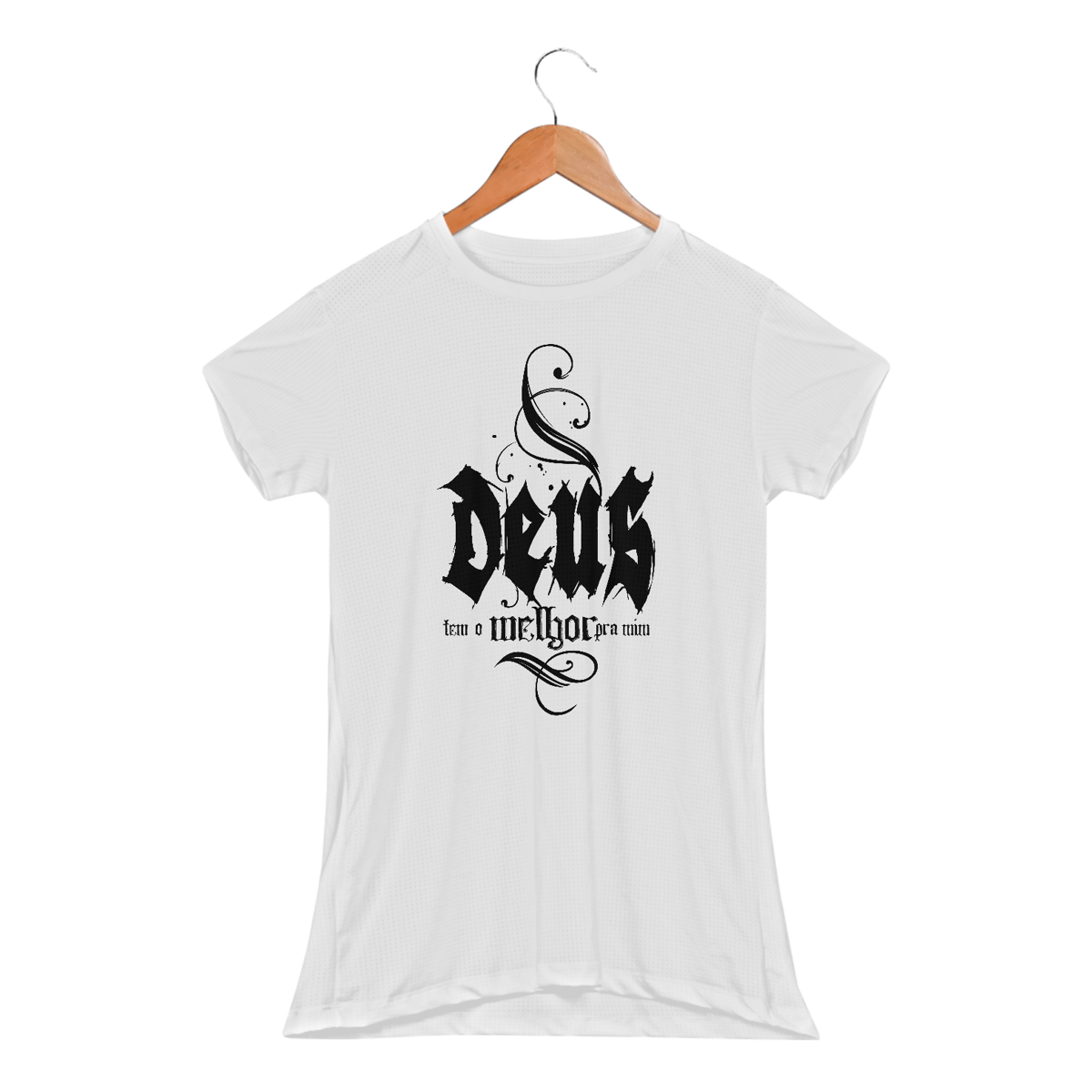 Nome do produto: BABY LONG SPORT DRY UV |  DEUS - TEM O MELHOR PARA MIM