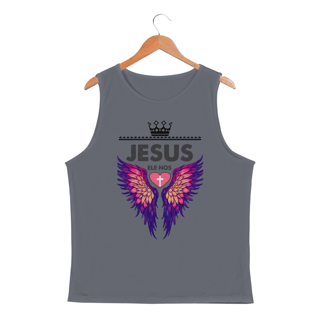 Nome do produto REGATA MASCULINA SPORT DRY UV | JESUS - ELE NOS AMOU