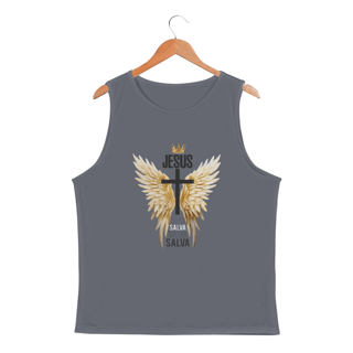 Nome do produto REGATA MASCULINA SPORT DRY UV | JESUS SALVA