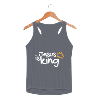 Nome do produto REGATA FEMININA SPORT DRY UV | JESUS IS KING