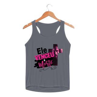 Nome do produto REGATA FEMININA SPORT DRY UV | ELE VENCEU A MORTE