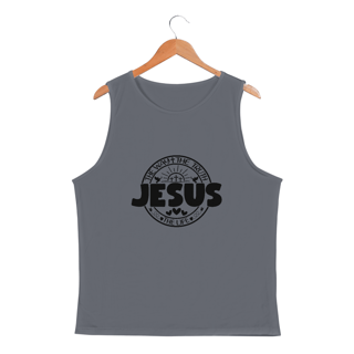 Nome do produto REGATA MASCULINA SPORT DRY UV| JESUS THE WAY + THE TRUTH + THE LIFE