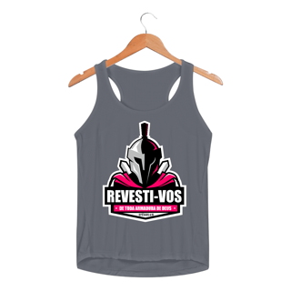 Nome do produto REGATA FEMININA SPORT DRY UV | EFÉSIOS 6:11