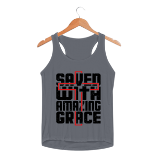 Nome do produto REGATA FEMININA SPORT DRY UV | SAVED WITH AMAZING GRACE