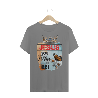Nome do produto CAMISA PLUS SIZE | JESUS - SOU FILHA DO REI