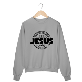 Nome do produto MOLETOM FECHADO| JESUS THE WAY + THE TRUTH + THE LIFE