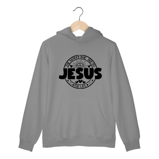 Nome do produto MOLETOM CANGURU | JESUS THE WAY + THE TRUTH + THE LIFE