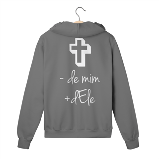Nome do produto MOLETOM COM ZÍPER | - DE MIM + DELE