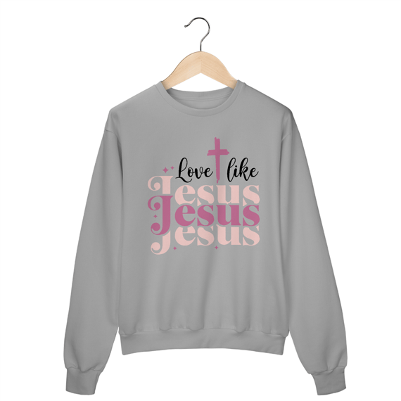 MOLETOM FECHADO | LOVE LIKE JESUS 1