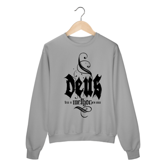 Nome do produto MOLETOM FECHADO |  DEUS - TEM O MELHOR PARA MIM