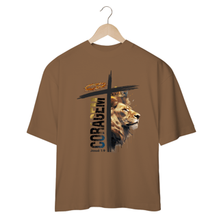 Nome do produto CAMISETA OVERSIZED | CORAGEM - JOSUÉ 1:9