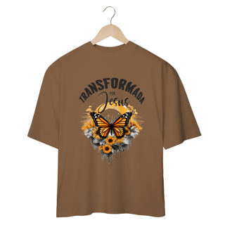 Nome do produto CAMISETA OVERSIZED | TRANSFORMADA POR JESUS