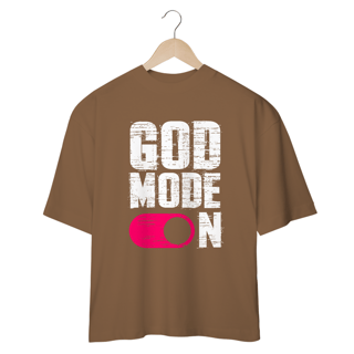 Nome do produto CAMISETA OVERSIZED | GOD MODE ON