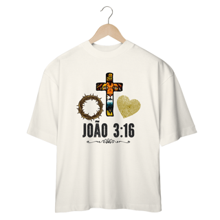 Nome do produto CAMISA OVERSIZED | JOÃO 3:16