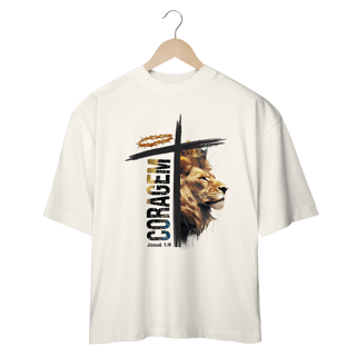 Nome do produto CAMISETA OVERSIZED | CORAGEM - JOSUÉ 1:9
