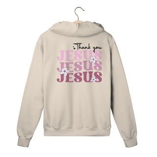 Nome do produto MOLETOM COM ZIPER | THANK YOU JESUS