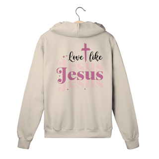 Nome do produto MOLETOM COM ZIPER | LOVE LIKE JESUS 1