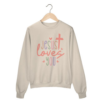 Nome do produto MOLETOM FECHADO |  JESUS LOVES YOU