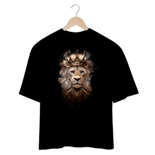Nome do produto CAMISA OVERSIZED | LEÃO COROA DOURADA