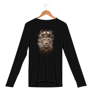 Nome do produto CAMISA MANGA LONGA SPORT DRY UV | LEÃO COROA DOURADA