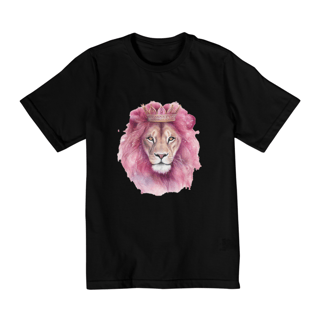 Nome do produto CAMISA QUALITY INFANTIL 10 A 14 |  LEÃO DA TRIBO DE JUDÁ ROSA