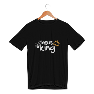 Nome do produto CAMISETA SPORT DRY UV | JESUS IS KING