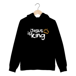Nome do produto MOLETOM CANGURU | JESUS IS KING