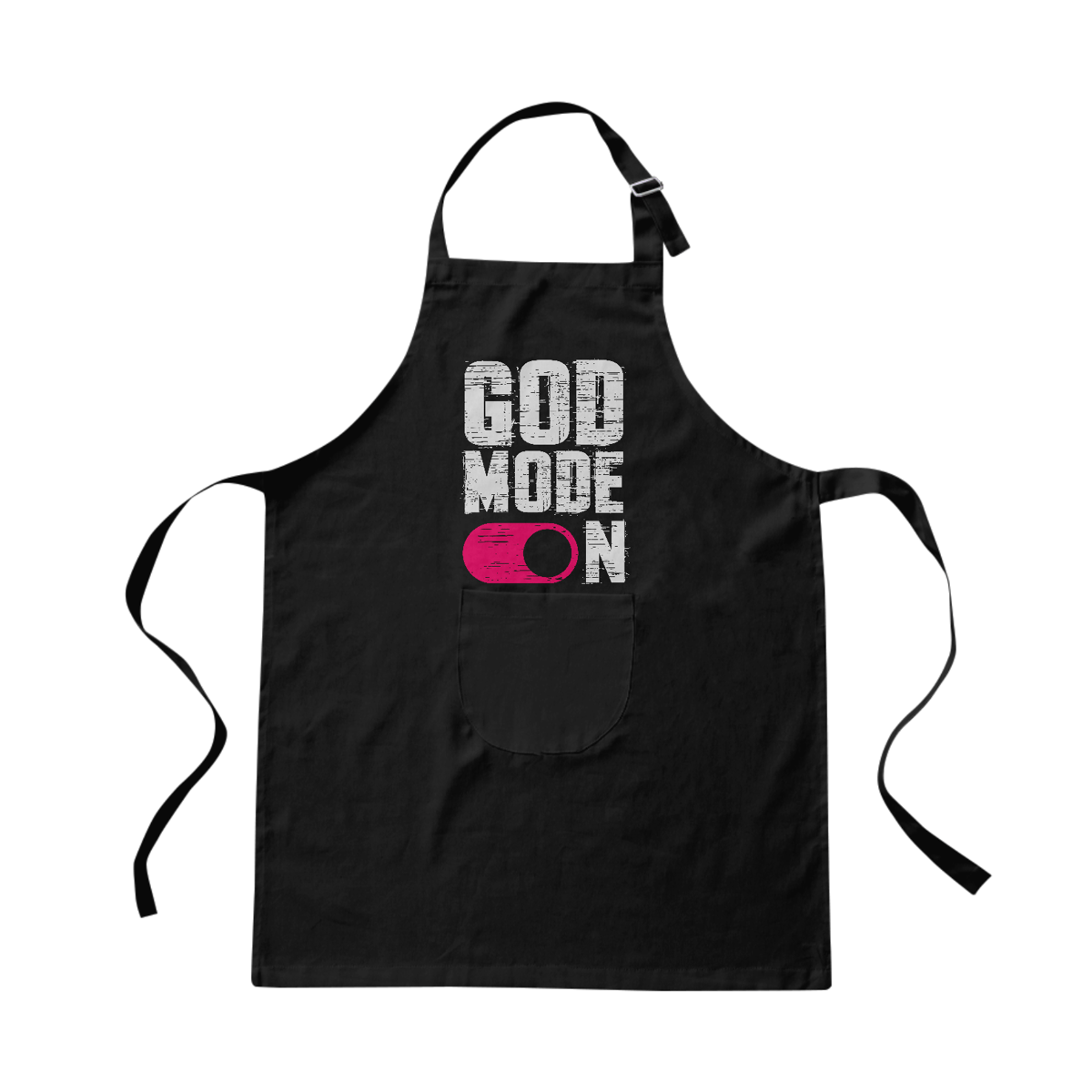 Nome do produto: AVENTAL BRIM | GOD MODE ON
