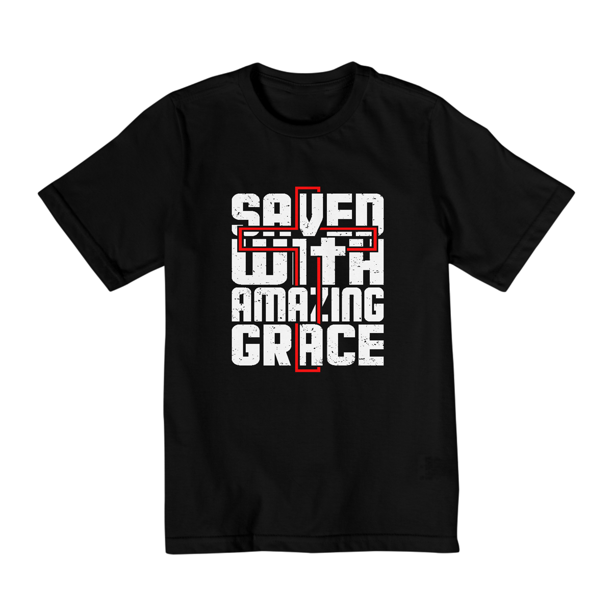 Nome do produto: CAMISA QUALITY 2 A 8 | SAVED WITH AMAZING GRACE