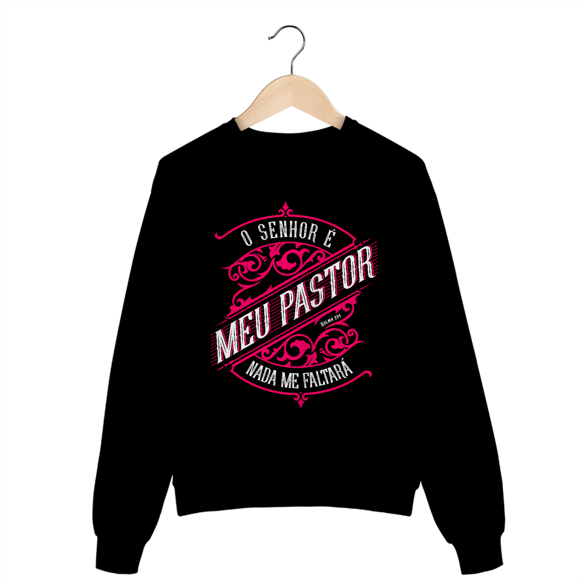 Nome do produto: MOLETOM FECHADO | SALMOS 23:1