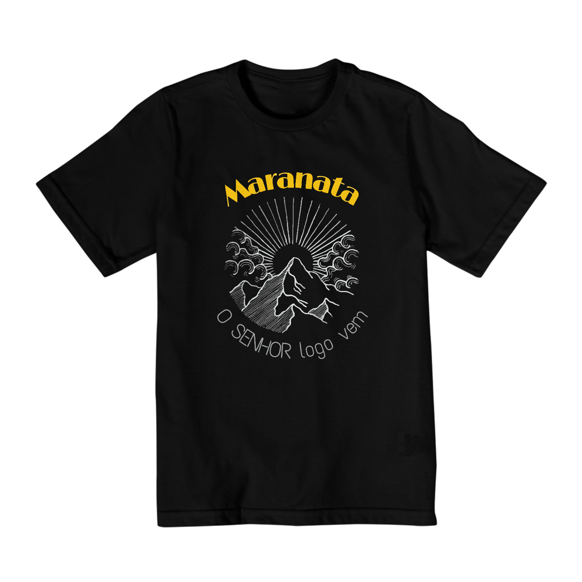 Nome do produto: CAMISA QUALITY INFANTIL 2 A 8 | MARANATA - O SENHOR LOGO VEM