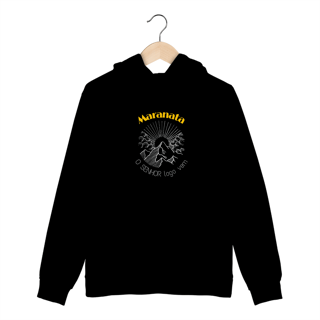 Nome do produto MOLETOM CANGURU | MARANATA - O SENHOR LOGO VEM