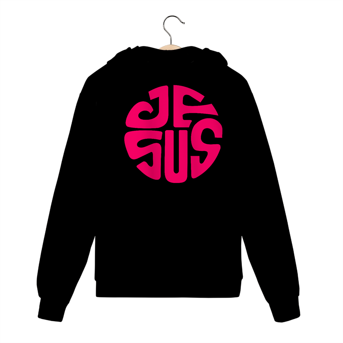 Nome do produto: MOLETOM COM ZIPER| JESUS 