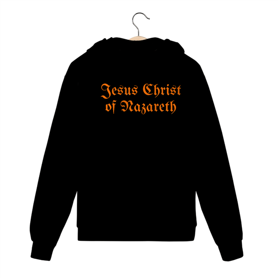 MOLETOM COM ZIPER | JESUS CHRIST OF NAZARETH