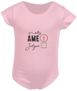Nome do produto BODY INFANTIL | AME + JULGUE -