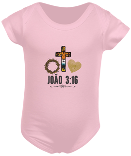 Nome do produto BODY INFANTIL | JOÃO 3:16