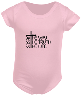 Nome do produto BODY INFANTIL| JESUS THE WAY + THE TRUTH + THE LIFE