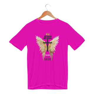 Nome do produto CAMISETA SPORT DRY UV | JESUS SALVA