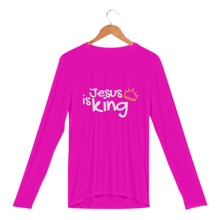 Nome do produto CAMISA MANGA LONGA SPORT DRY UV | JESUS IS KING