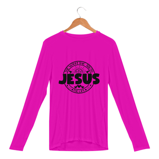 Nome do produto CAMISETA MANGA LONGA SPORT DRY UV| JESUS THE WAY + THE TRUTH + THE LIFE