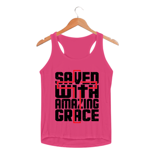 Nome do produto REGATA FEMININA SPORT DRY UV | SAVED WITH AMAZING GRACE