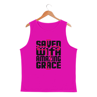 Nome do produto REGATA MASCULINA SPORT DRY UV | SAVED WITH AMAZING GRACE