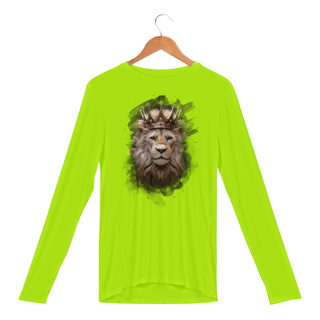 Nome do produto CAMISA MANGA LONGA SPORT DRY UV | LEÃO COROA DOURADA