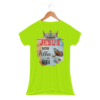 Nome do produto BABY LONG SPORT DRY UV | JESUS - SOU FILHA DO REI