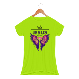 Nome do produto BABY LONG SPORT DRY UV | JESUS - ELE NOS AMOU