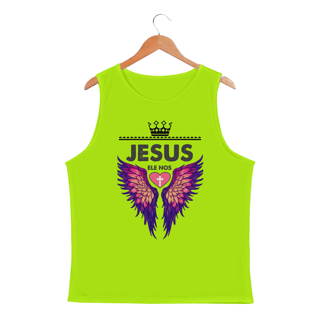 Nome do produto REGATA MASCULINA SPORT DRY UV | JESUS - ELE NOS AMOU