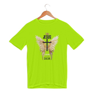 Nome do produto CAMISETA SPORT DRY UV | JESUS SALVA