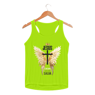 Nome do produto REGATA FEMININA SPORT DRY UV | JESUS SALVA