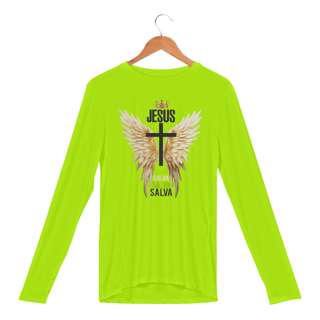 Nome do produto CAMISA MANGA LONGA SPORT DRY UV | JESUS SALVA