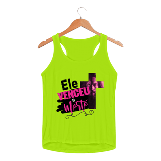 Nome do produto REGATA FEMININA SPORT DRY UV | ELE VENCEU A MORTE